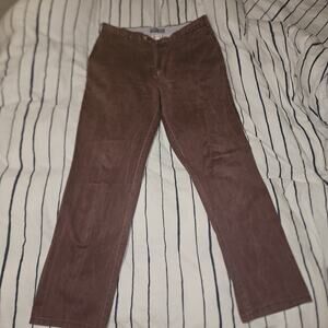 Peter Millar Chino Pants Mens 34x31 Burgundy Pima Cotton Preppy Classic Golf